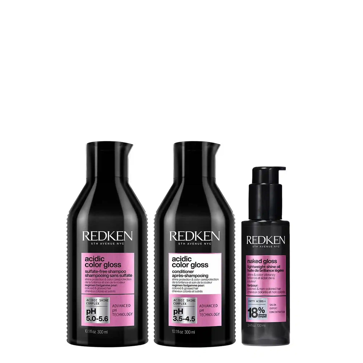 Acidic Color Gloss Shine Trio
